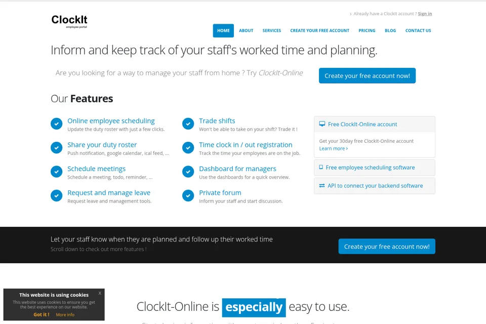 Landing page preview