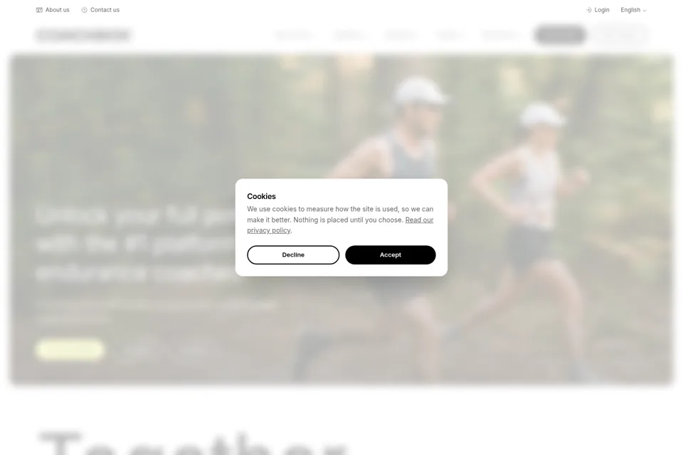 Landing page preview