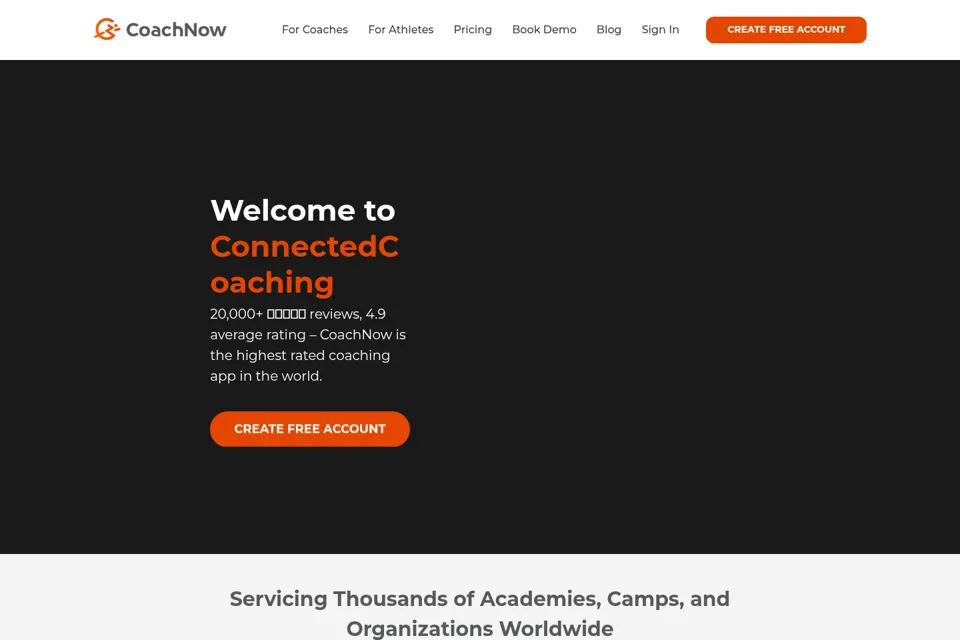 Landing page preview
