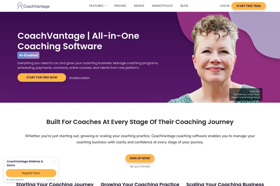 Landing page preview