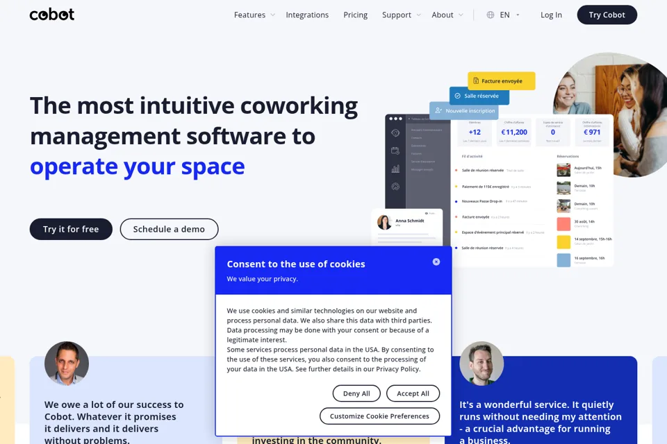 Landing page preview