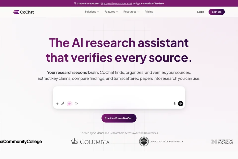 Landing page preview