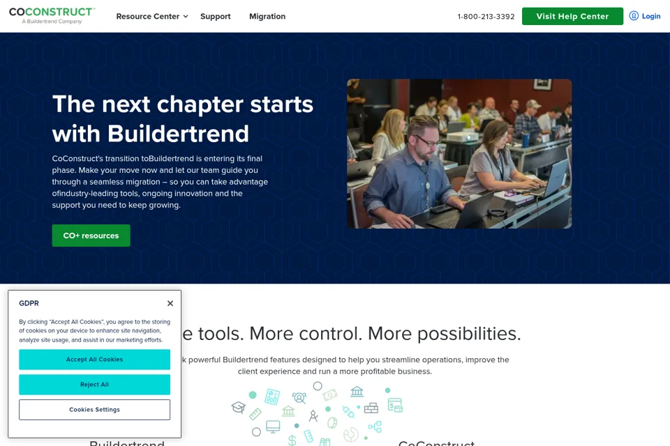 Landing page preview