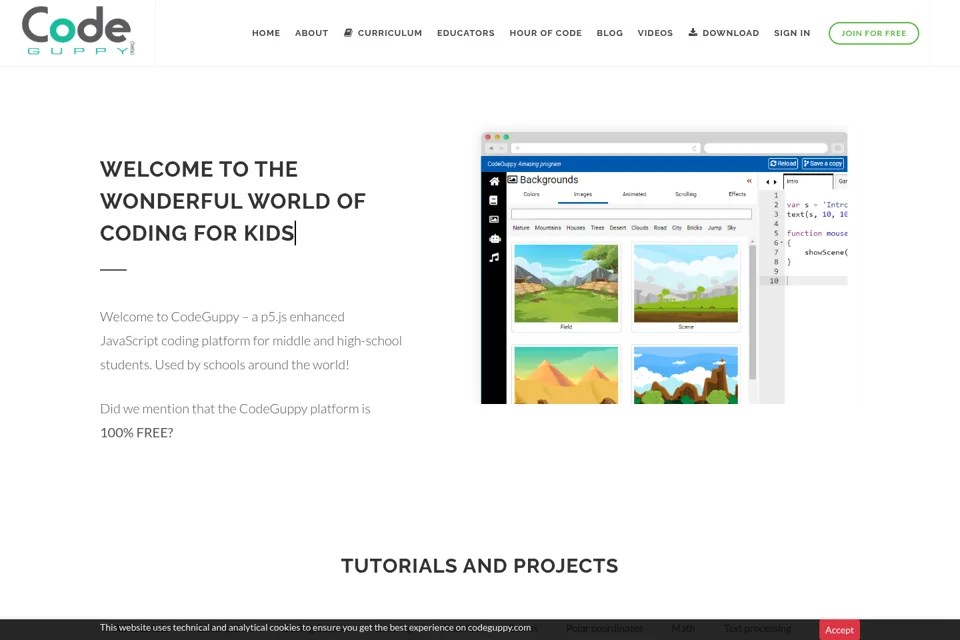 Landing page preview