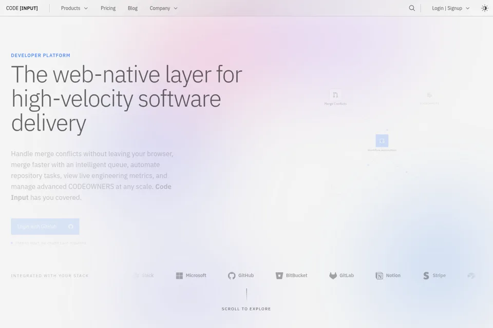 Landing page preview