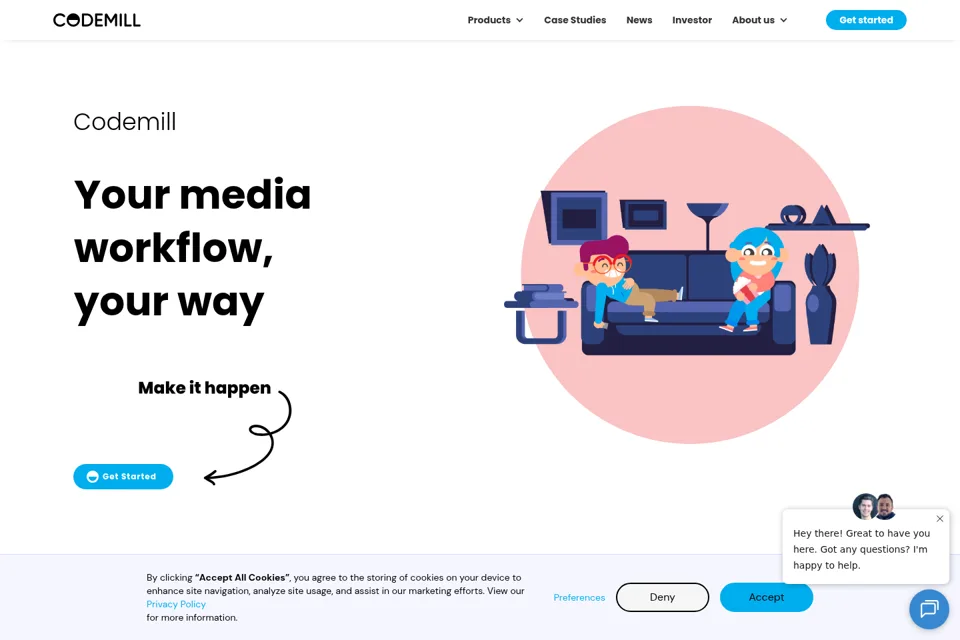 Landing page preview
