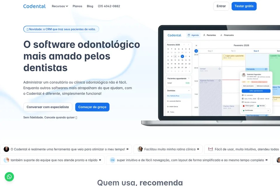 Landing page preview