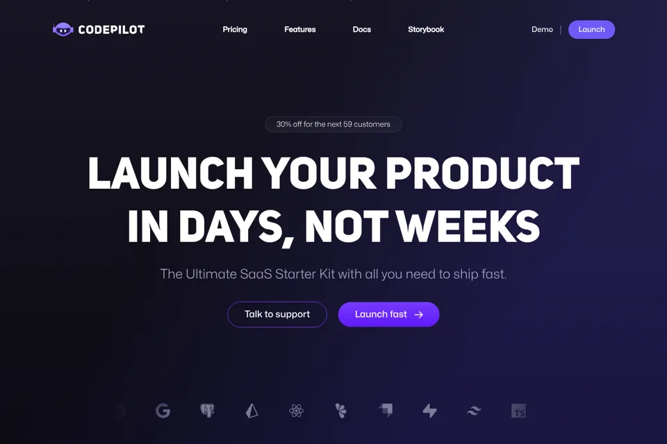 Landing page preview