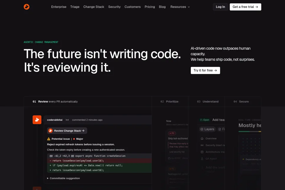 Landing page preview