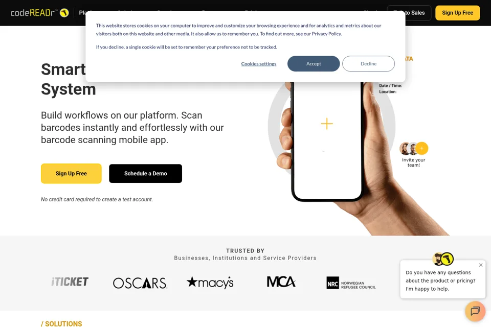 Landing page preview