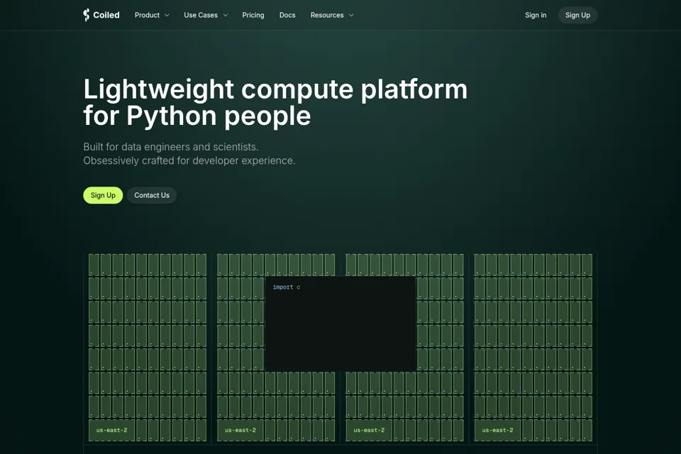 Landing page preview