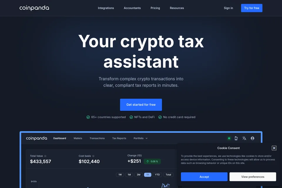 Landing page preview