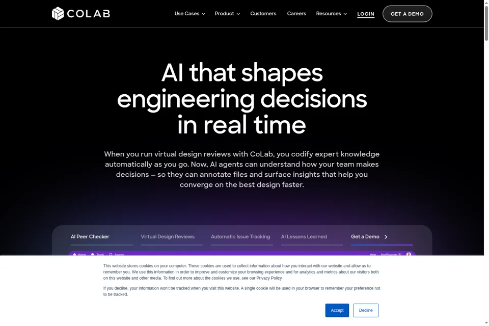 Landing page preview