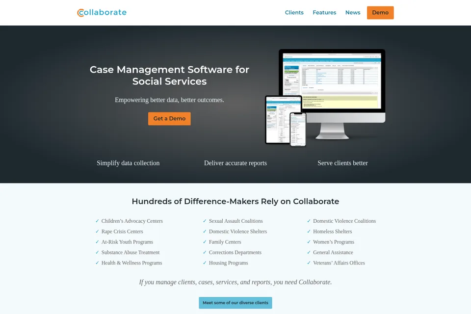 Landing page preview