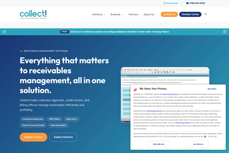 Landing page preview
