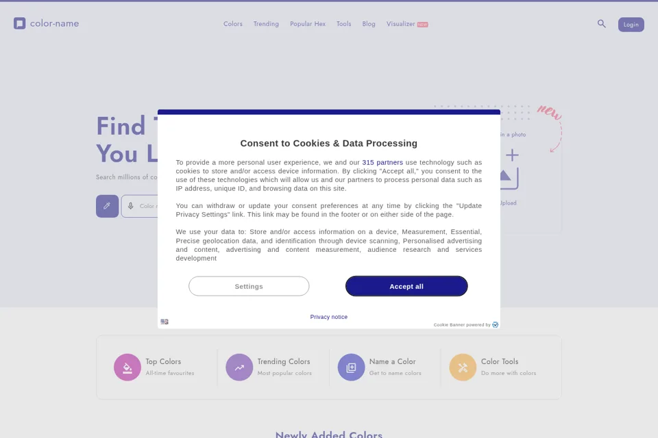 Landing page preview