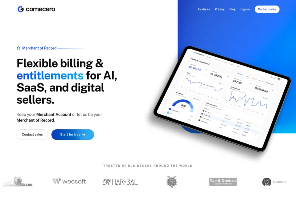 Landing page preview