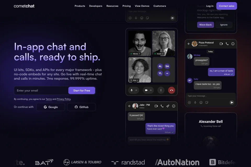 Landing page preview