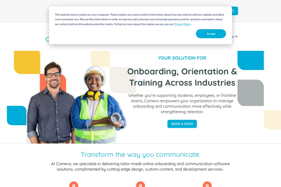 Landing page preview