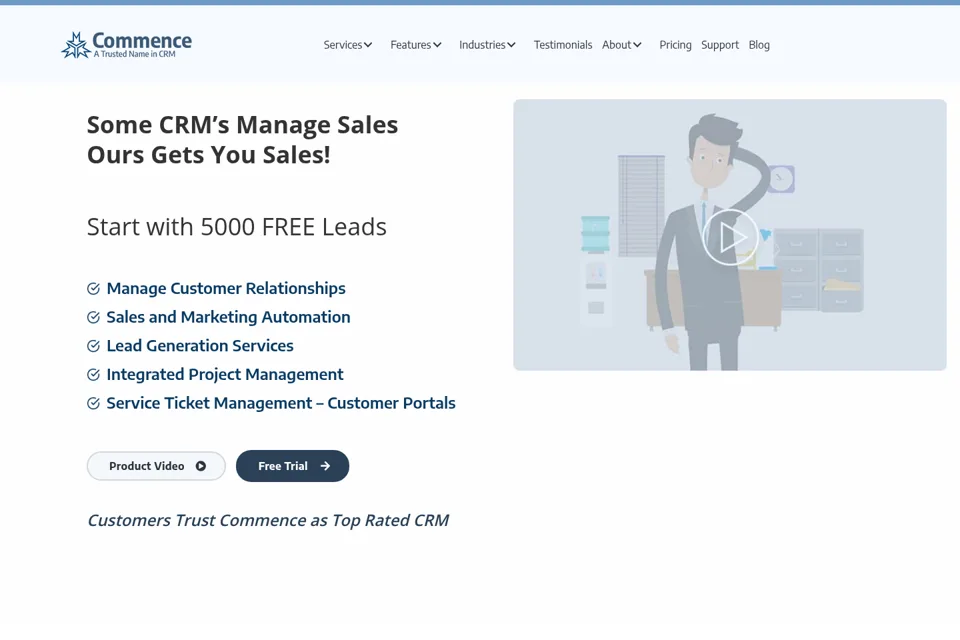Landing page preview