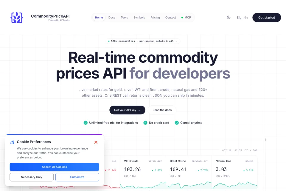Landing page preview