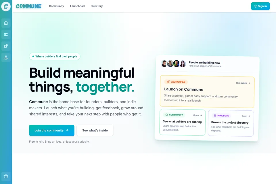 Landing page preview