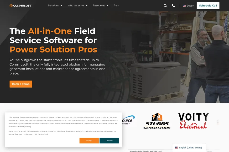 Landing page preview