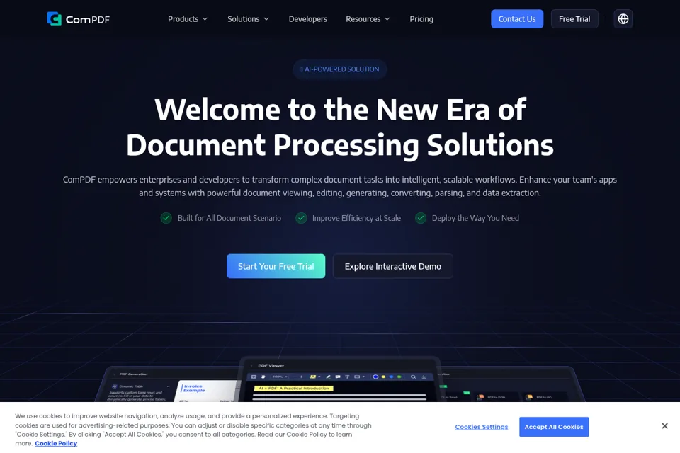 Landing page preview