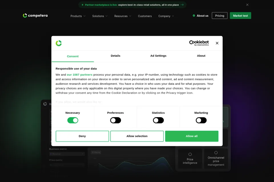 Landing page preview
