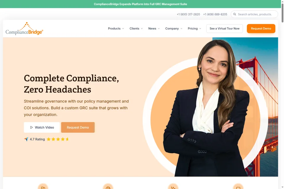 Landing page preview