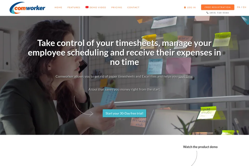 Landing page preview