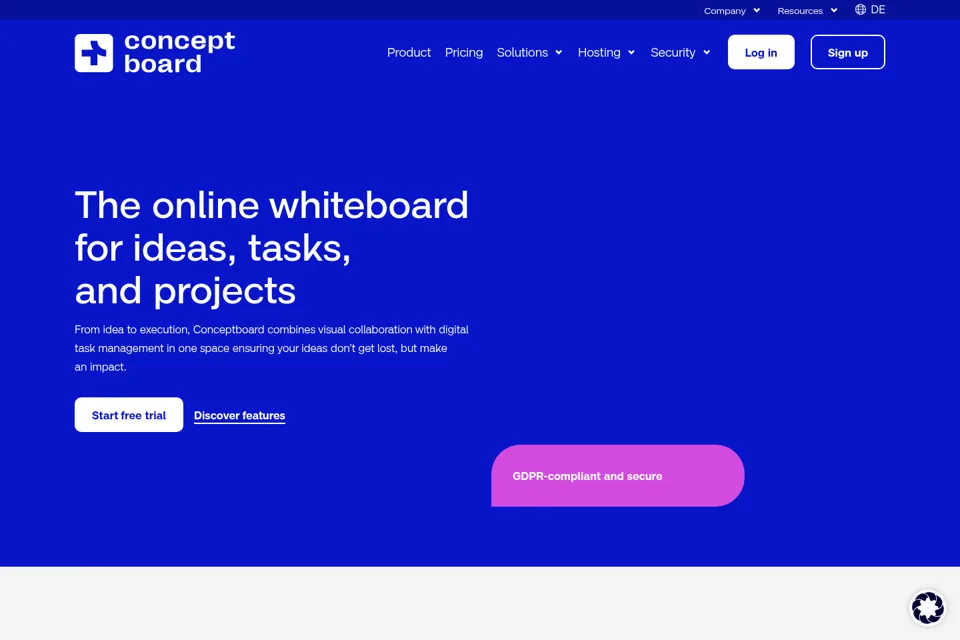 Landing page preview