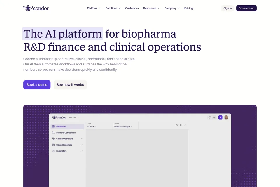 Landing page preview