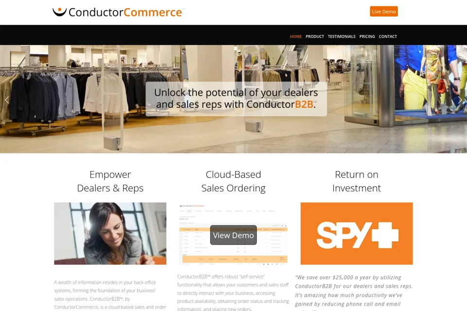 Landing page preview