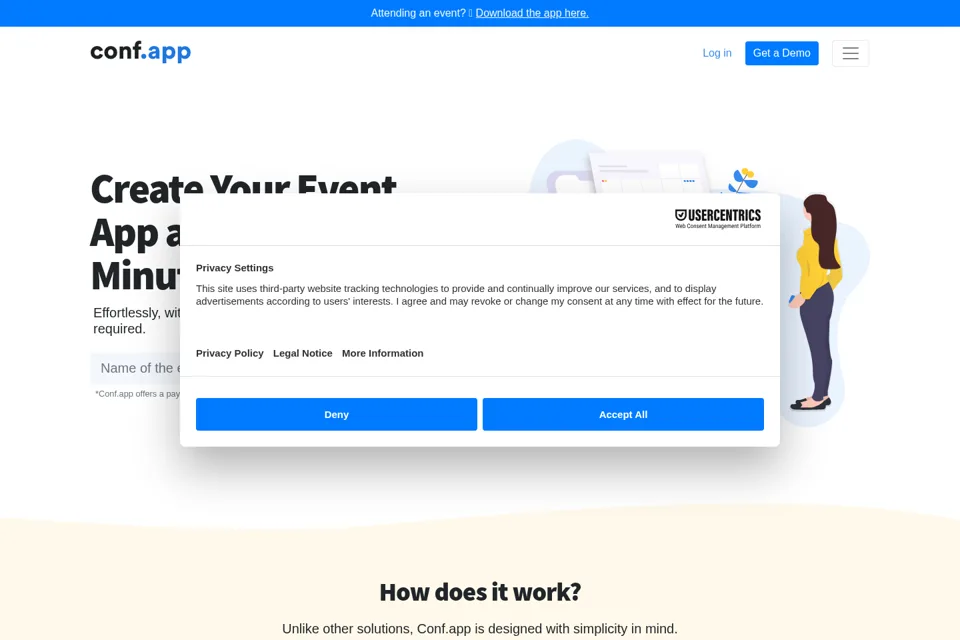 Landing page preview