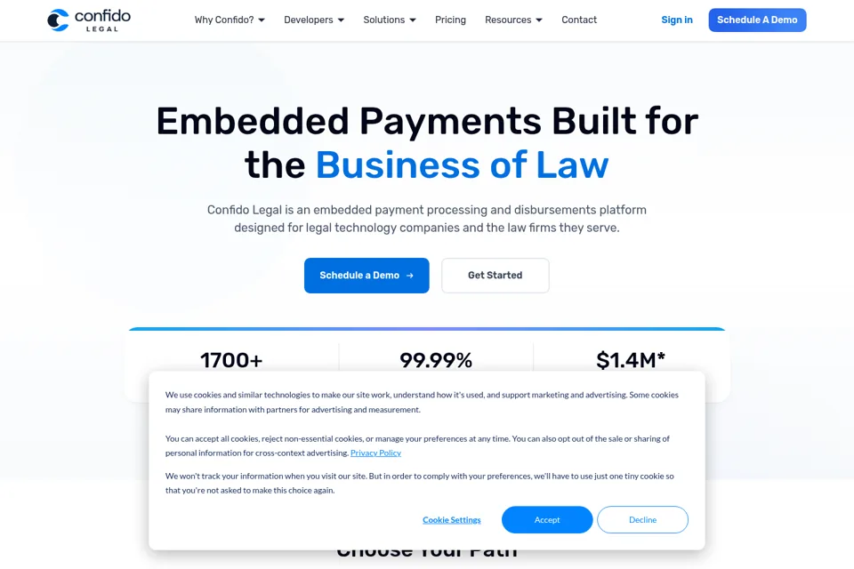 Landing page preview