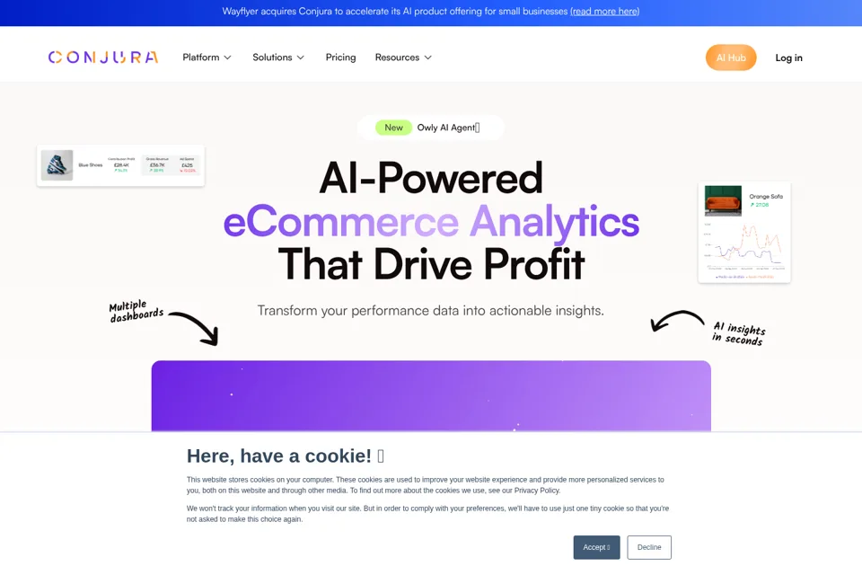 Landing page preview
