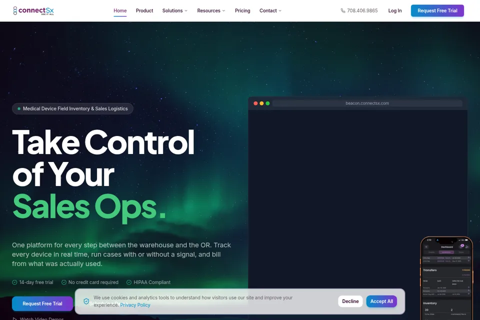 Landing page preview
