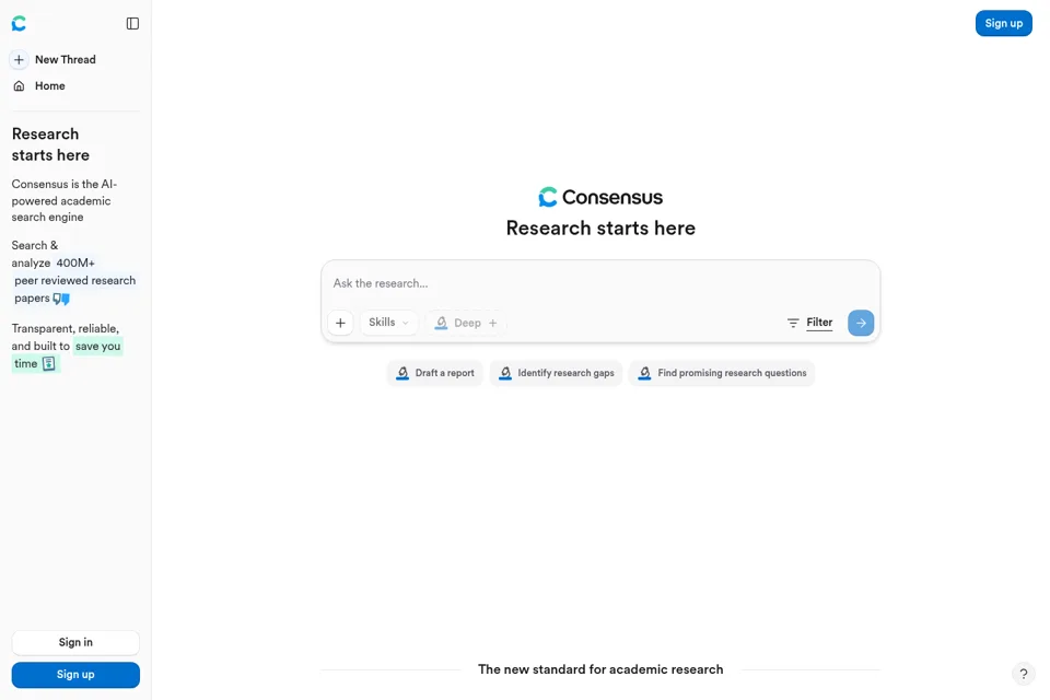 Landing page preview