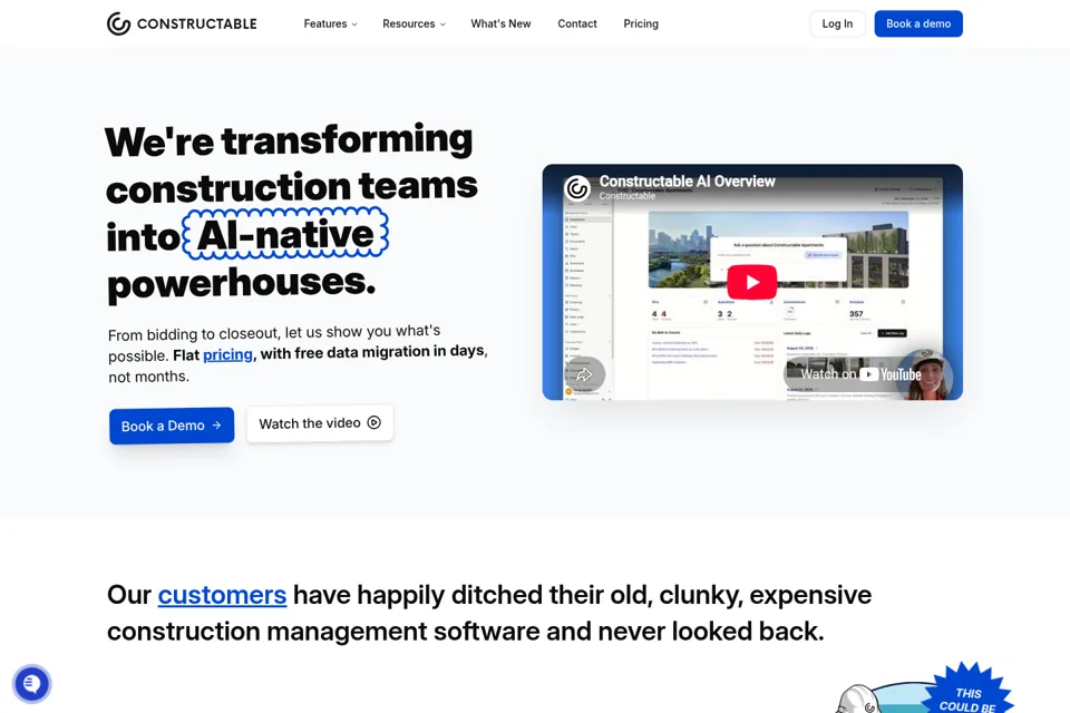 Landing page preview