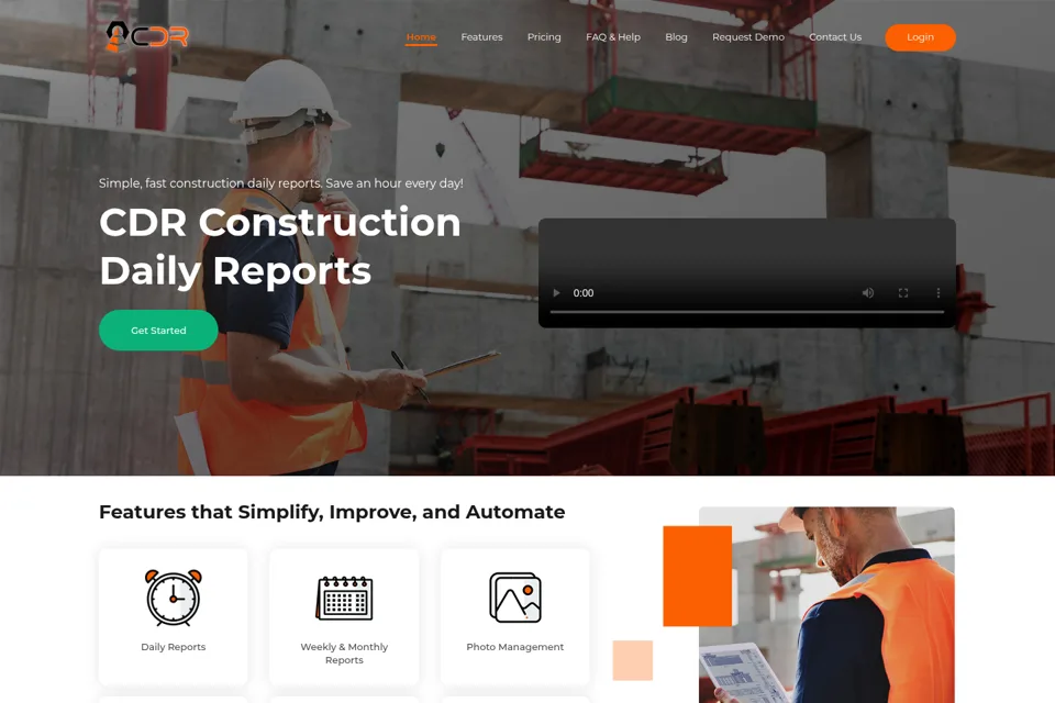 Landing page preview