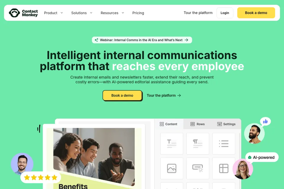 Landing page preview