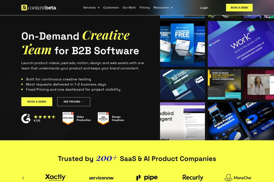 Landing page preview