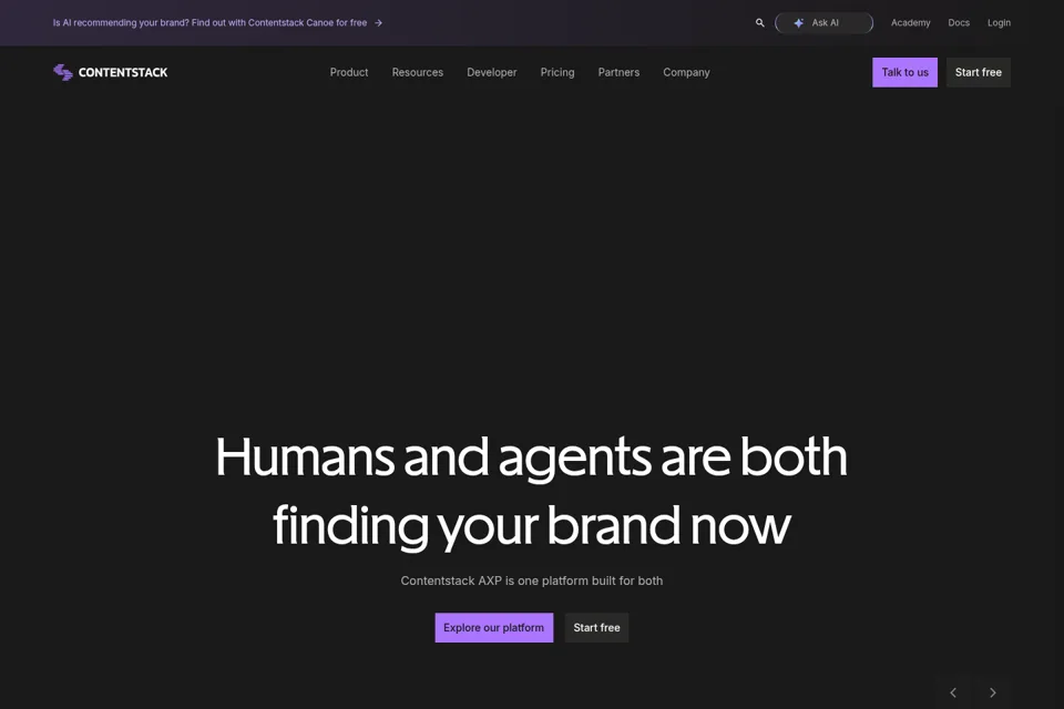 Landing page preview
