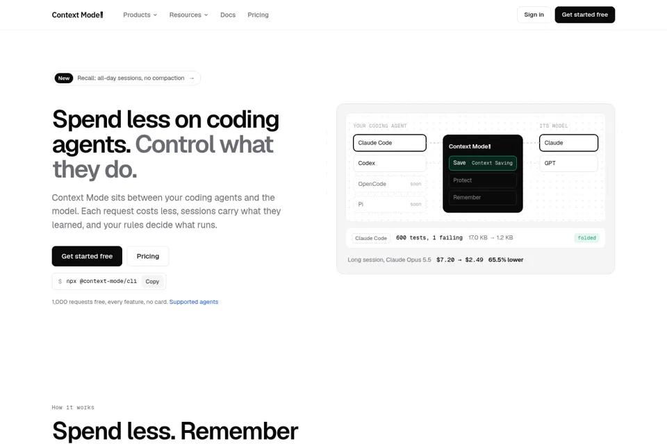 Landing page preview
