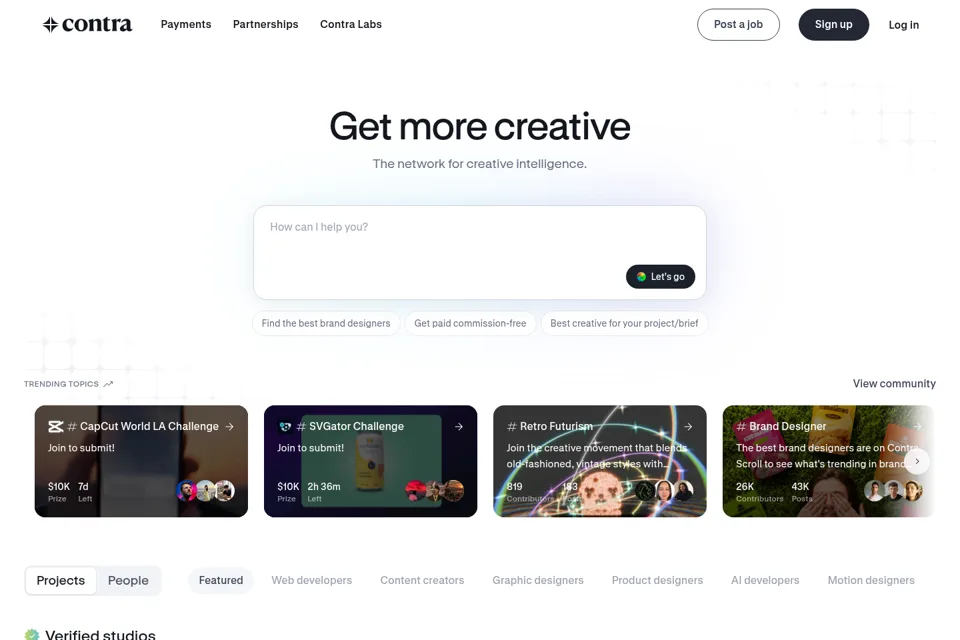 Landing page preview