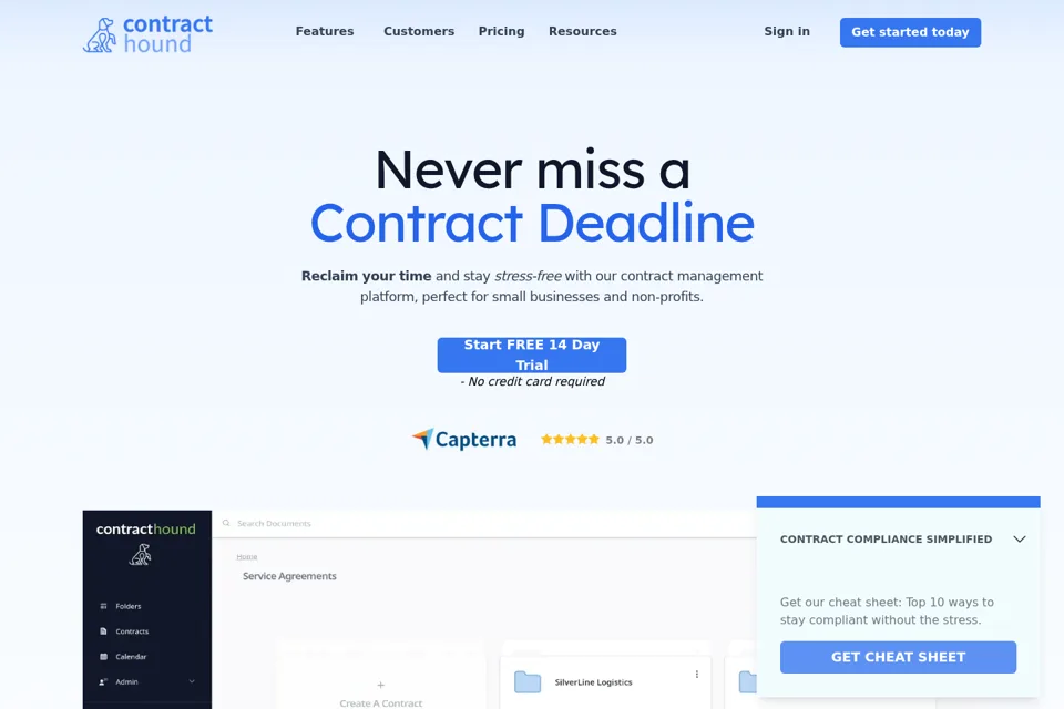 Landing page preview