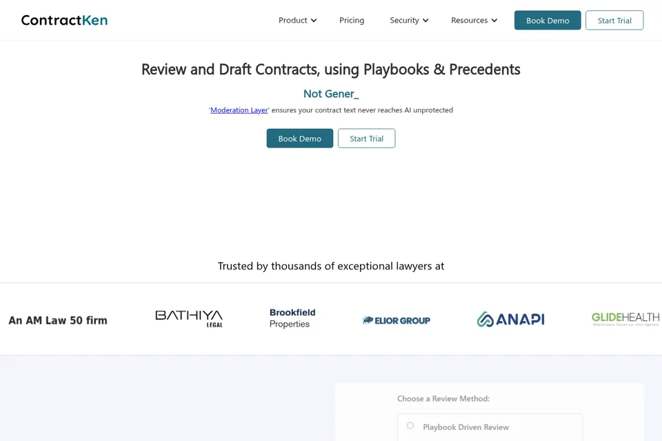 Landing page preview