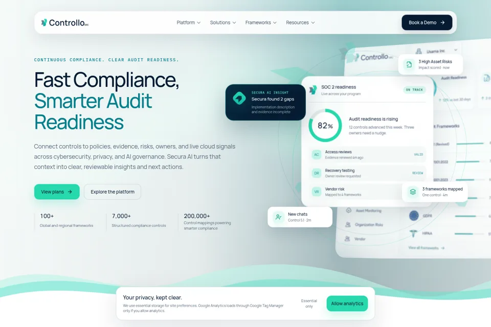 Landing page preview