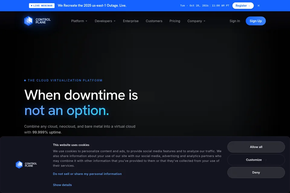 Landing page preview
